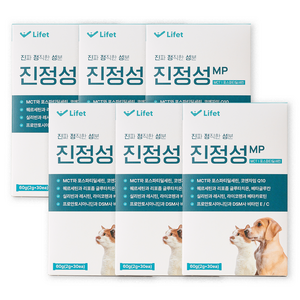 진정성 MP 항산화 영양제 강아지 고양이 MCT 포스파티딜세린 노견 치매 인지장애, 6개, 면역/항산화, 30회분