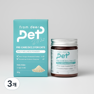 프롬디어펫 고양이 면역 영양제, 3개, 면역/항산화, 80g