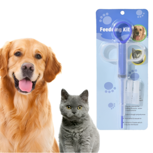 강아지 고양이 반려동물 올인원 누름식 투약기 키트 2P세트