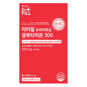 닥터필 브라이트닝 글루타치온 300 초고함량 필름 식약청인증