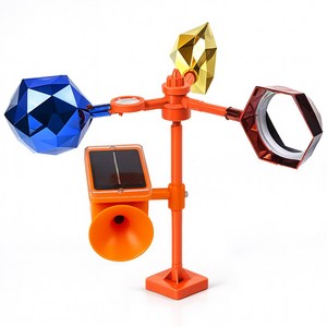 조류 퇴치 비둘기 까치 까마귀 퇴치기 자석형바람개비+태양광확성경보기, 3세트