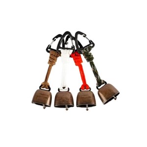 트래킹, 캠핑, 등산용 카라비너 배낭 종 등산 벨 1+1 세트 랜덤색상