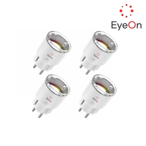 아이온 AS2년 IOT 스마트플러그 wifi 절전 원격제어 음성제어 타이머 에너지모니터링 AI 콘센트, 4개