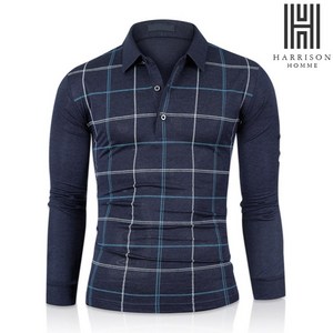 해리슨 봄 체크 긴팔 카라티 RMN1091