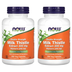 나우푸드 실리마린 밀크 시슬 추출물 300mg 베지 캡슐