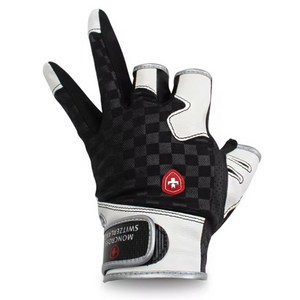 몽크로스 3컷 낚시장갑 GG-301R, 블랙