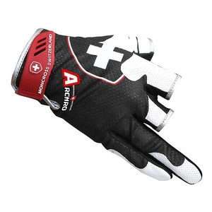 몽크로스 아크로 GC-301 쿨스킨 3컷 낚시장갑, 블랙, 1개