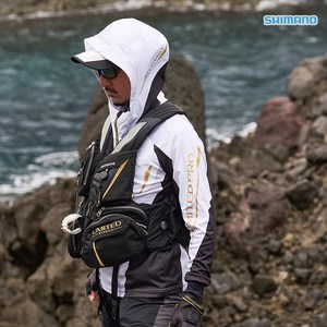 [인수상회] 시마노 리미티드프로 하프 지퍼 셔츠 낚시복 SH-124Y 윤성 보증특약점