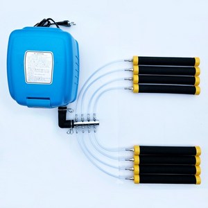 제피로스ZP-40 브로와 + 8분지 + 호스 24M + 유니온분사기 대8개 기포발생기 기본세트 ( 축양장 산소공습장치 ,활어수조 산소공급장치 )1,000m/m활어수조 x 4개, 1세트