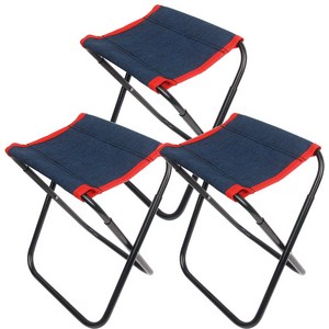 카투스 초경량 등산 대 접이식 의자 3pcs 낚시 캠핑 휴대용의자 국산제품, 1세트, 네이비 3pcs