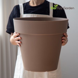 호르투스가든 플라스틱 대형 화분 플분 받침 포함 인테리어 화분 HSG