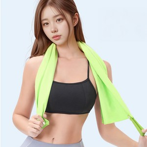 루파 쿨핏 스포츠 타올 세트, 1세트, 올리브그린