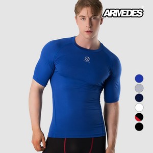 아르메데스 남성용 반팔 테크핏 언더레이어 AR-131