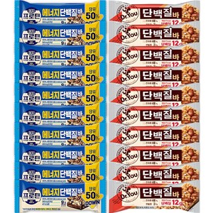 단백질 간식 보충 단백질바 모음 이지프로틴 에너지 단백질바 + 닥터유 단백질바 12개씩, 2세트, 1.08kg