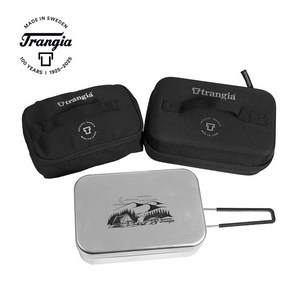 트란지아 100주년 기념 캠핑 여행용 사각반합 라지 손잡이 접이식 반합, 1개, 단일 색상