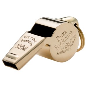 영국 명품 호루라기 애크미(ACME)_애크미 썬더러 골드메탈 휘슬(60.5)_버즈릭스 (Buzz Rickson-Polished Brass), 1개