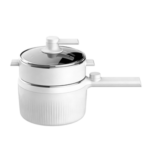 VisuLink 비주링크 멀티쿠커 2in1 전기냄비 1.2L (라면/찜기 겸용)