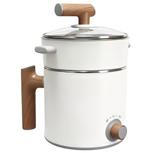 Visulink 2in1 멀티 전기냄비 노브 스타일 스팀냄비 2단계 불 조절 가정용 조리기구, CND-1901-15