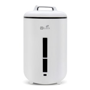 미락 바이오 진공쌀통 15kg 쌀보관통 쌀보관함, 1개, 화이트