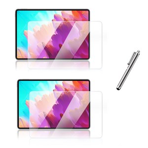 레노버 샤오신 패드 프로 PRO 12.7 인치 P12 QHD 호환 강화유리 보호 액정 필름2장 Xiaoxin Pro Pad 케이스나라