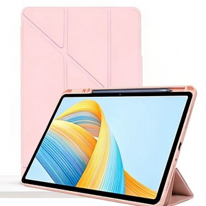 LareinaT 접이식 레노버 태블릿 PC 프로 12.7 케이스 (2025년형) 가벼우다 간략하다 샤오신패드 프로 12.7 태블릿 케이스, 핑크색, 1개