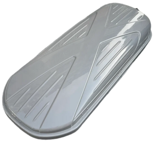 루프로드 대용량 루프박스 차량용루프백 전차종호환 가로바포함, 1개, 화이트