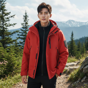 작은 분리형 발수 처리 남녀 공용 등산복