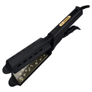 PYHO 세라믹 멀티고데기 헤어케어 온도조절 매직기, 블랙