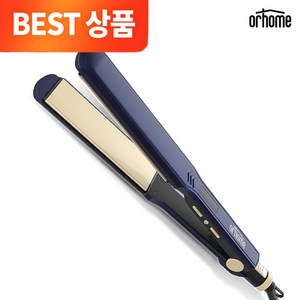 NEW 오르홈 판고데기 PRO 고급형 세라믹 LED 코팅 열판 온도 조절 고데기, 단일색상, MJ-668