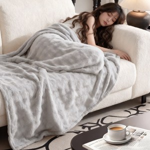 PPEAT 부드러운 프리미엄 무릎담요 극세사 밍크 소파 차량 캠핑 담요 블랭킷