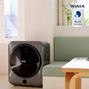 위니아 mini 미니 건조기 3kg 터치 실버 UV 반영구필터 아기옷 WWR03SGDV(A), WWR03SGDV(A), 실버