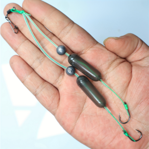 물에 뜨는 튜브바늘 더블훅 채비 낚시 바늘 10p 세트