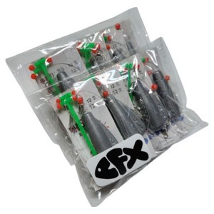 CFX 원투 낚시 묶음추, 1세트, 8개입