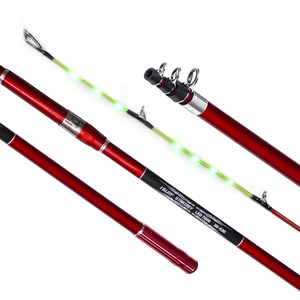 아이서프 스타즈리 야간 LED 서프 원투대 원투 낚시대 꽂이형 초릿대 (BNF), 레드