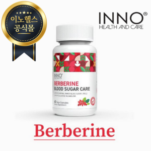 이노헬스 베르베린 블러드 슈가 커에 60캡슐, 4개, 60정