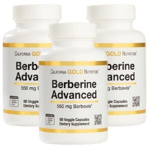 CGN 베르베린 어드밴스드 레시틴 포도씨추출물 Berberin 550mg 60정 3개