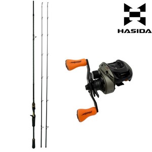 하스다 MSX MH 베이트 캐스팅 배스로드 배스낚시대 702 712 MH 베스 가물치 배스빡대, 옐로우M/MH+하스다 MSX 유스에디션 베이트릴 우핸들