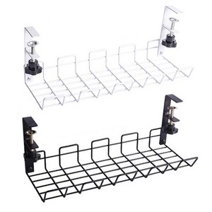 이스카이 무타공 철제 멀티탭 거치대 콘센트 전선 케이블 정리 고정 선반, 3개