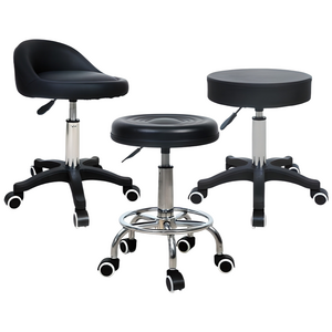 원앙산업 미용의자 스툴의자 병원의자 바퀴 보조 회전