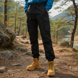 작은 아웃도어 남녀공용 방풍 워터리셔틀 플리스 목매임 등산 바지