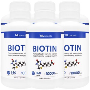 [미국빠른직구] 신제품 마이라이프 내추럴스 비오틴 10000 mcg (수퍼사이즈)