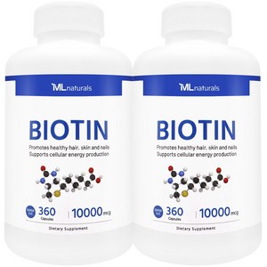 [미국빠른직구] 신제품 마이라이프 내추럴스 비오틴 10000 mcg (수퍼사이즈)