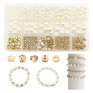 마다꾸미 비즈공예 원석 팔찌 목걸이 만들기 진주 10종 + 참 5종 세트