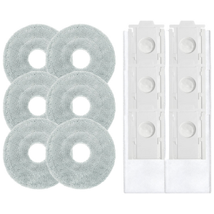 퓨어퍼스트 삼성 비스포크 ai 스팀 로봇청소기 먼지봉투 걸레 6+6 호환, 1개