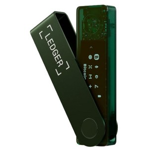정품 Ledger 렛저 Nano X 나노엑스 그린 비트코인 하드웨어 지갑, 1개