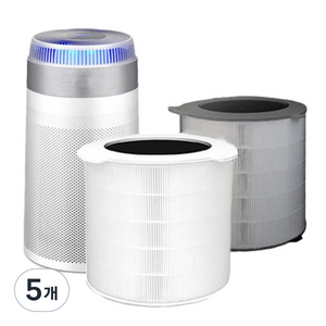 쿠쿠 공기청정기 필터 인스퓨어 호환 해파필터+탈취필터+펫망필터 세트, 5개, AC-WMT10(프리미엄)
