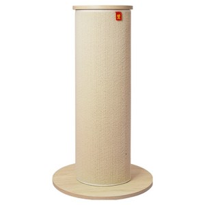 미우타임즈 더 메가 포스트 스크래쳐 초대형 수직 스크래쳐 고양이장난감, 아이보리, 1개