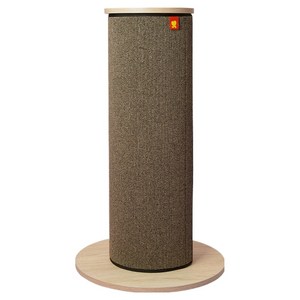 미우타임즈 더 메가 포스트 스크래쳐 초대형 수직 스크래쳐 고양이장난감, 브라운, 1개