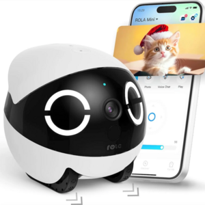 ENABOT ROLA MINI 롤라 미니 자동 CCTV로봇 집안 순찰하는 이동식 홈카메라, 1개