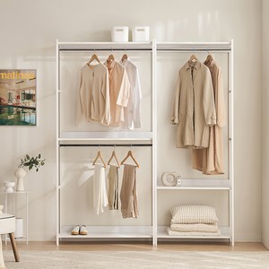 삼익가구 로우디 시스템 옷장 드레스룸 800 1단 행거형 + 1000 2단 행거형 세트 방문설치